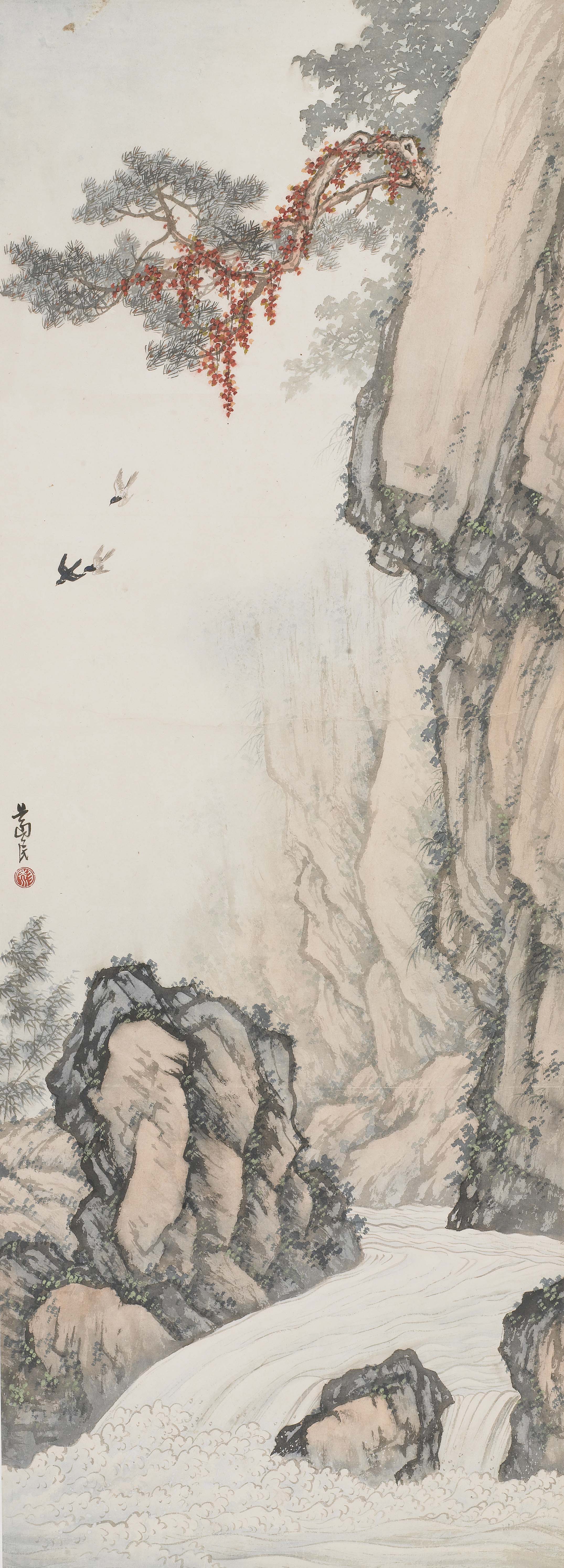 鸟鸣秋涧-广州美术学院美术馆